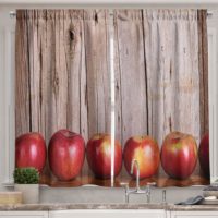 Apple kitchen curtains