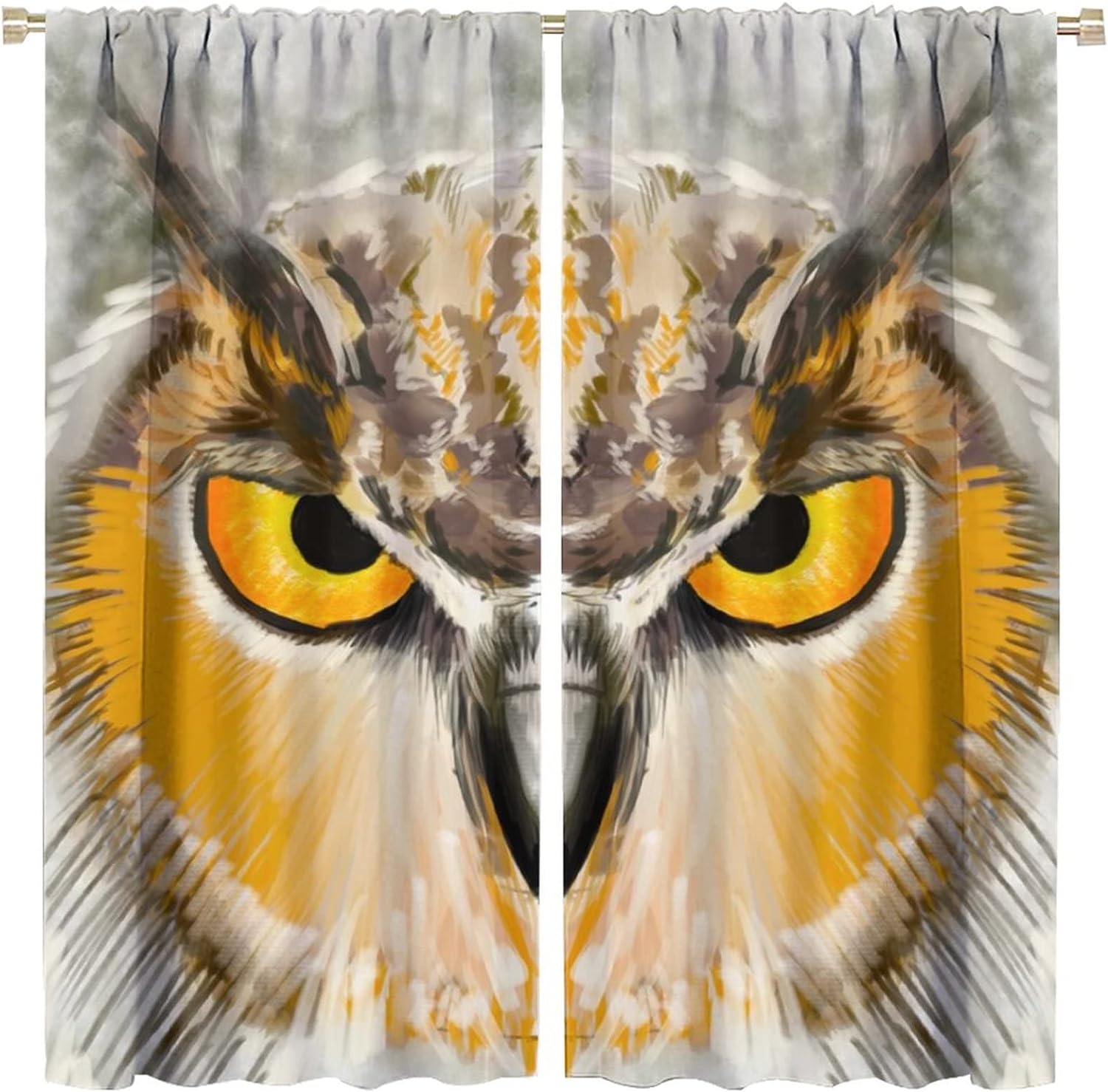 owl curtains