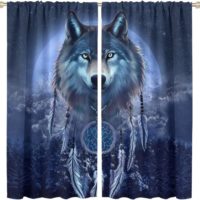 Wild Wolf Curtain