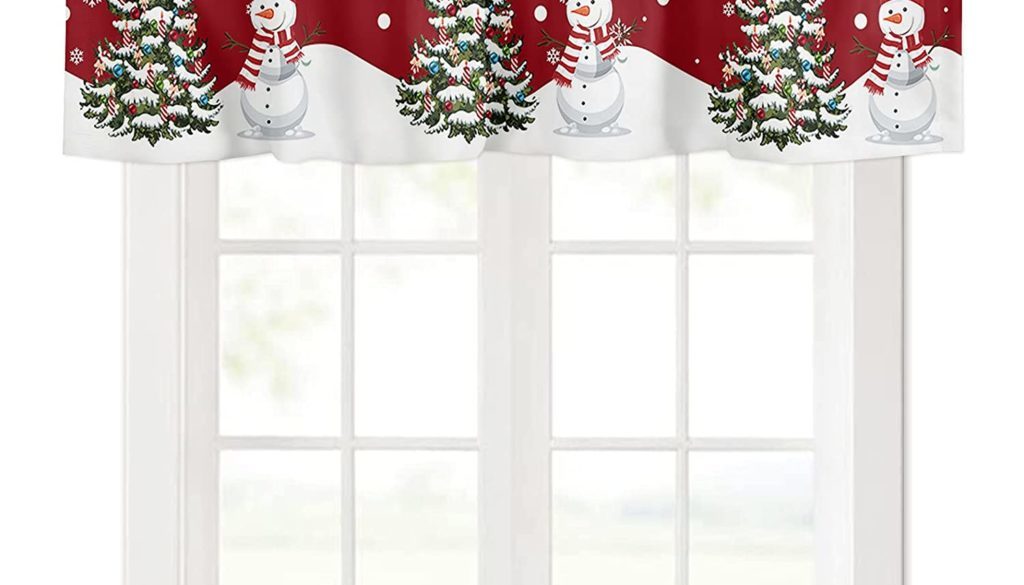 Cute Christmas Valances to Complete Your Home Decor – Curtainmadness