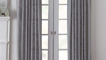 grey fade resistant curtains
